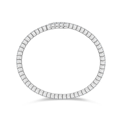 Celand 6.5CTW Moissanite Wrap Tennis Bracelet, S925 Silver