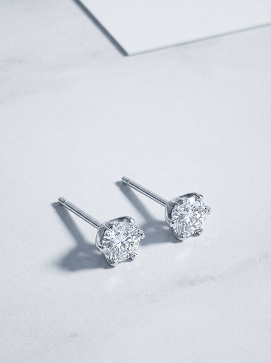 Celand 0.5ct Moissanite Stud Earrings