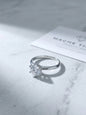 Celand 1ct Moissanite Solitaire Ring