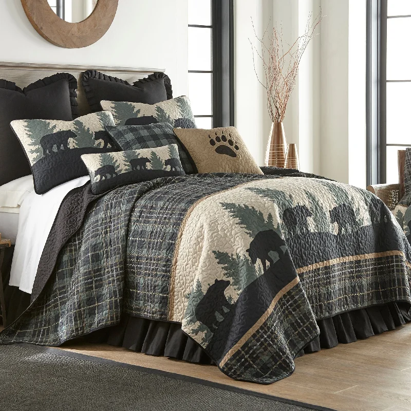 Bear Walk Plaid Quilted Collection