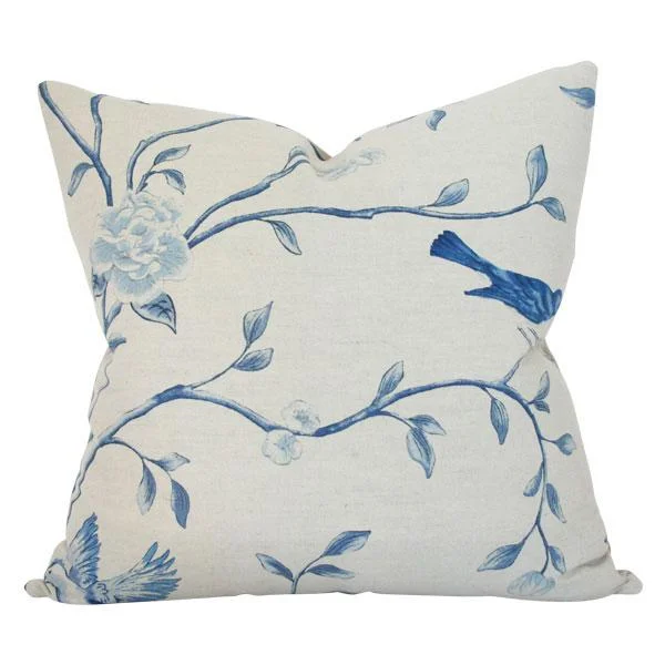 Blue & Taupe Chinoiserie