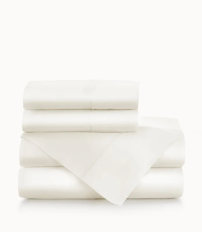 Boutique Ivory Percale Sheet Set