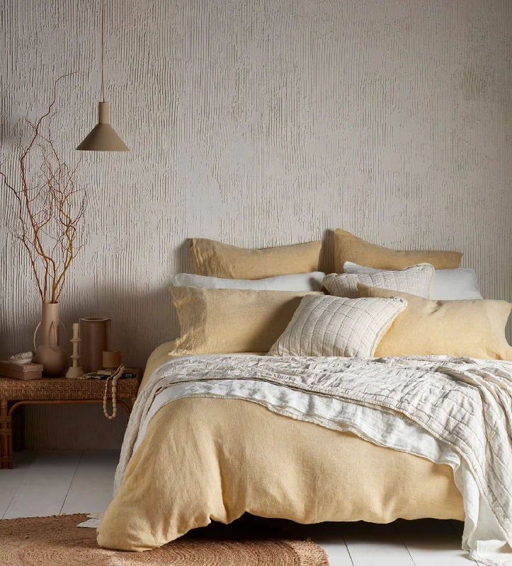 Buttercup 100% Linen Duvet Cover