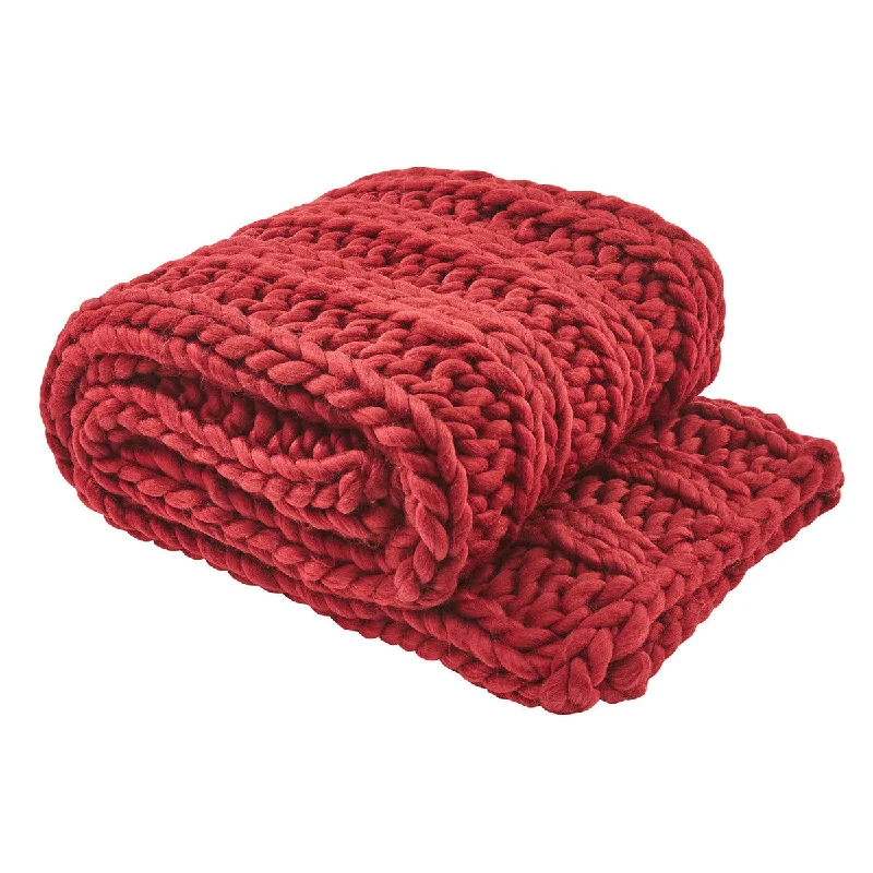 Deal Explosion Chunky Ribbed Throw - Garnet Park Designs