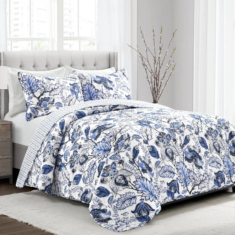 Cynthia Jacobean Quilt 3Pc Set