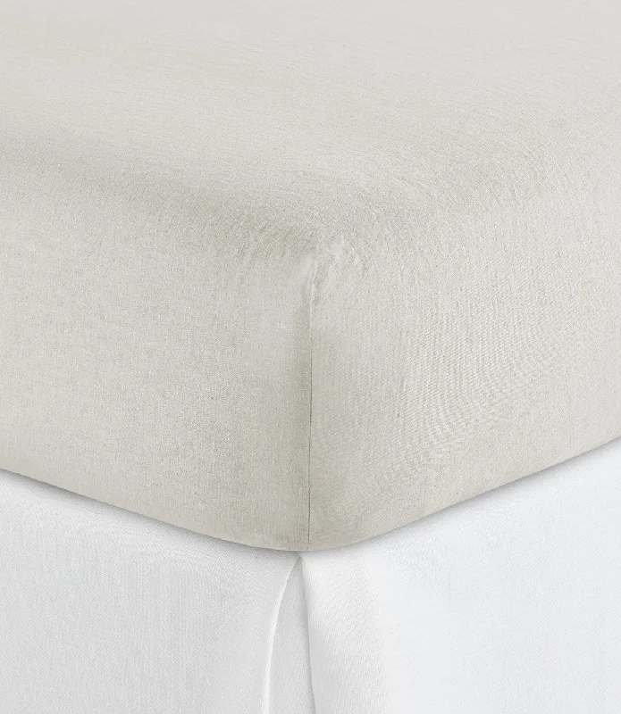 European Washed Linen Fitted Sheet