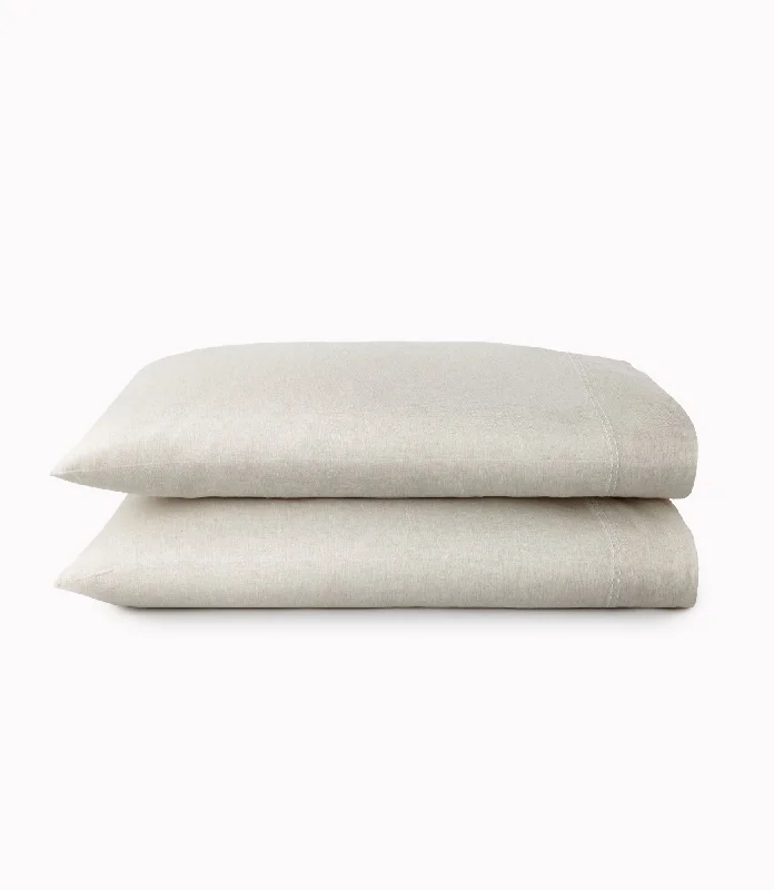 European Washed Linen Pillowcases