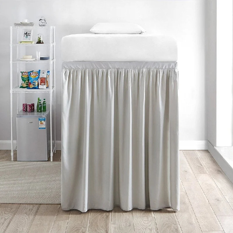 Extended Bed Skirt Twin XL (3 Panel Set) - Silver Birch