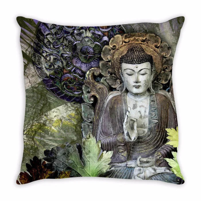 Fall Color Buddha Pillow - Autumn Wisdom