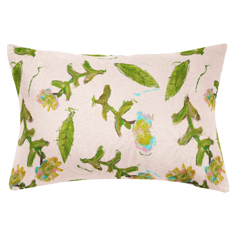 Flor Rosa 14x20 Pillow