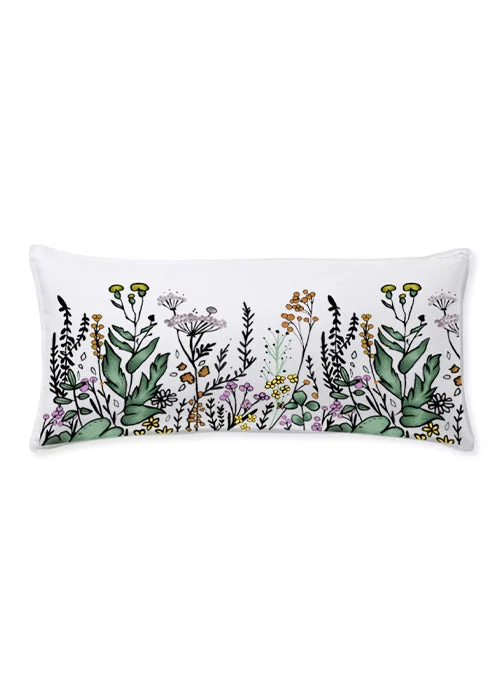 Floral Harmony Throw Pillow