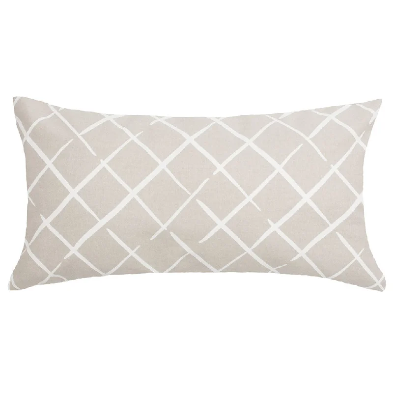 Grey Diamonds Throw Pillow