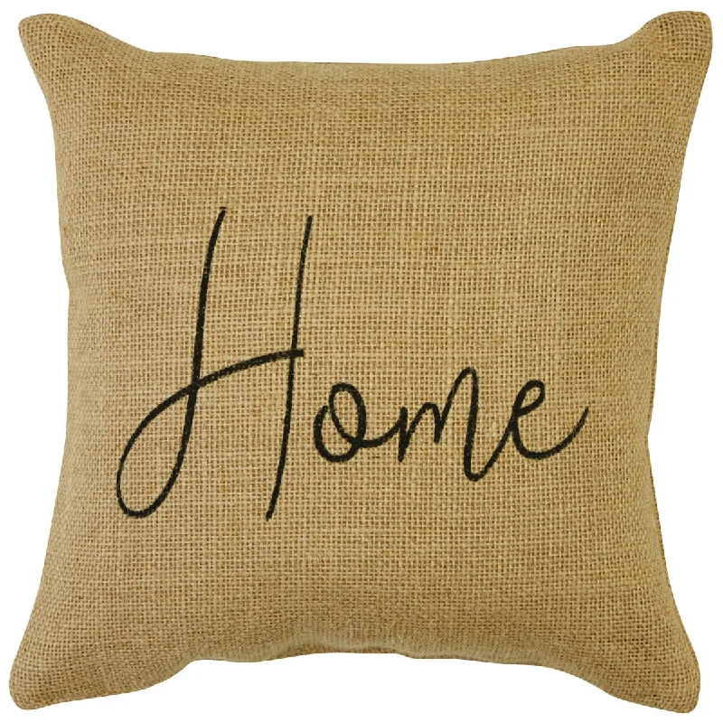 Home 10" Sentiment Pillow