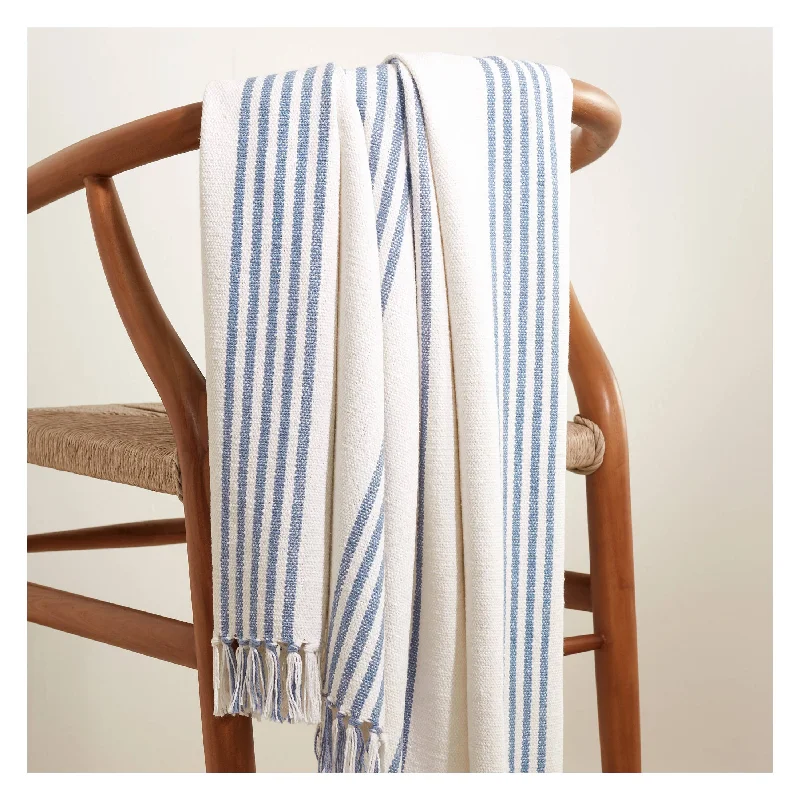 Savings Galore Ibiza French Blue Throw