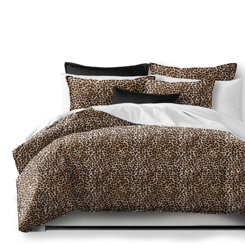 Jolene Animal Print Black Bedding