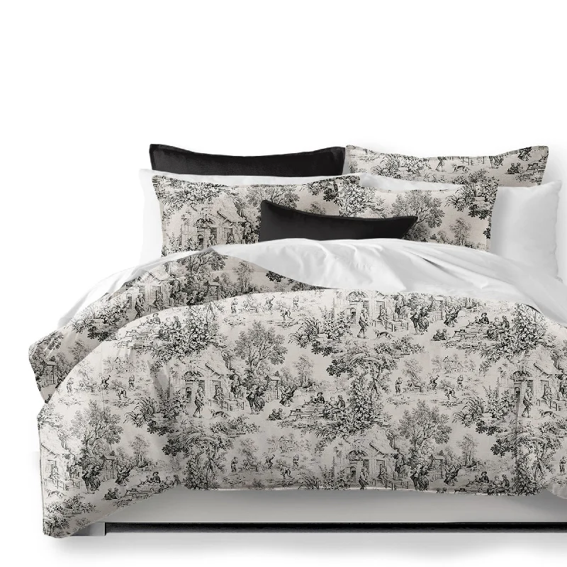 Maison Toile Black Bedding