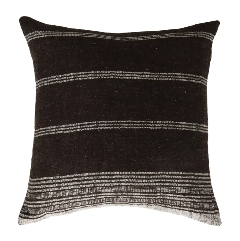 Nova Wool Brown Stripe Pillow Cover