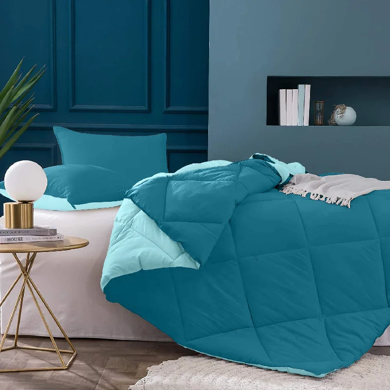 Ocean Blue Teal Blue Double Bed Comforter