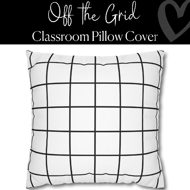 Off the Grid Pillow Cover | Classroom Pillow | Schoolgirl Style