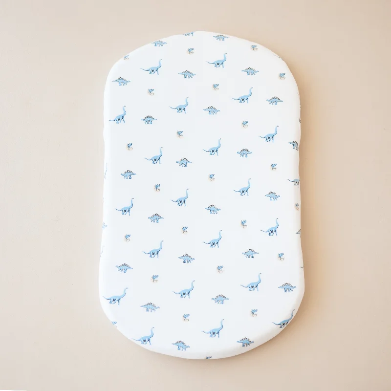 Oval Bassinet Sheet in Jurassic