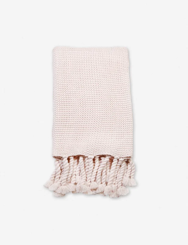 Trestles Chunky Knit Throw by Pom Pom at Home