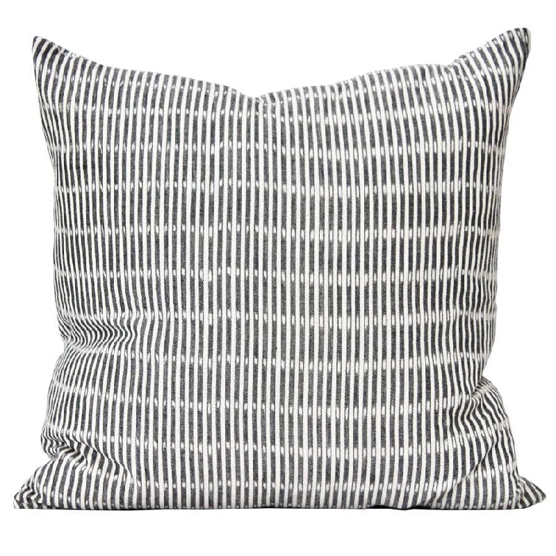 READY TO SHIP Kufri Sanjana Designer Pillows Stripe in Black White