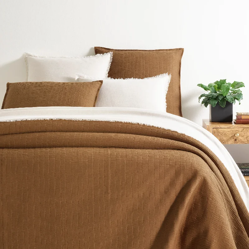 Roark Caramel Matelasse Coverlet