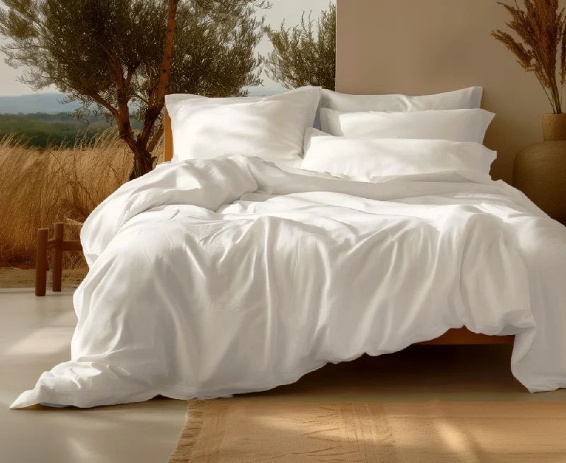 Sleep & Beyond 100% Organic Cotton Sateen Sheet Set