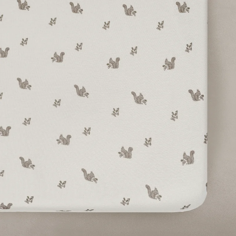 'Squirrel' Nursery - Crib Sheet