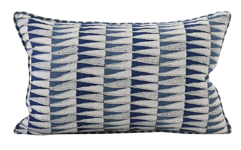 Tangier Denim Pillow Cover