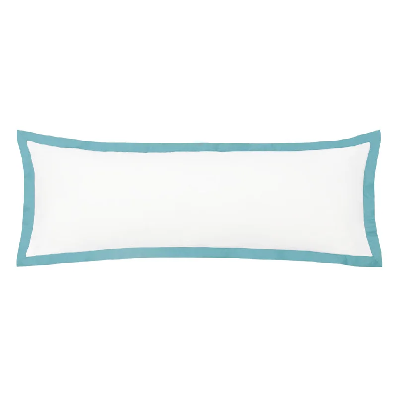 The Linden Turquoise Extra Long Lumbar Throw Pillow