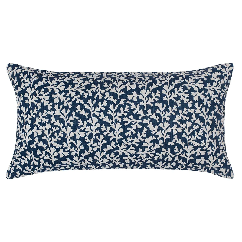 The Navy Ocean Reef Throw Pillow