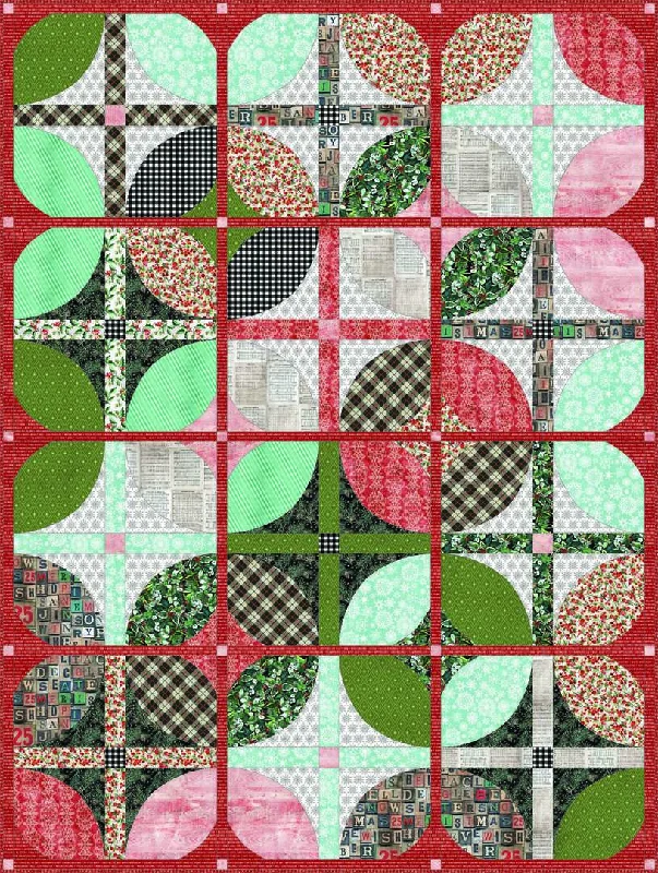 Tim Holtz - CHRISTMASTIME - Courtyard Quilt kit