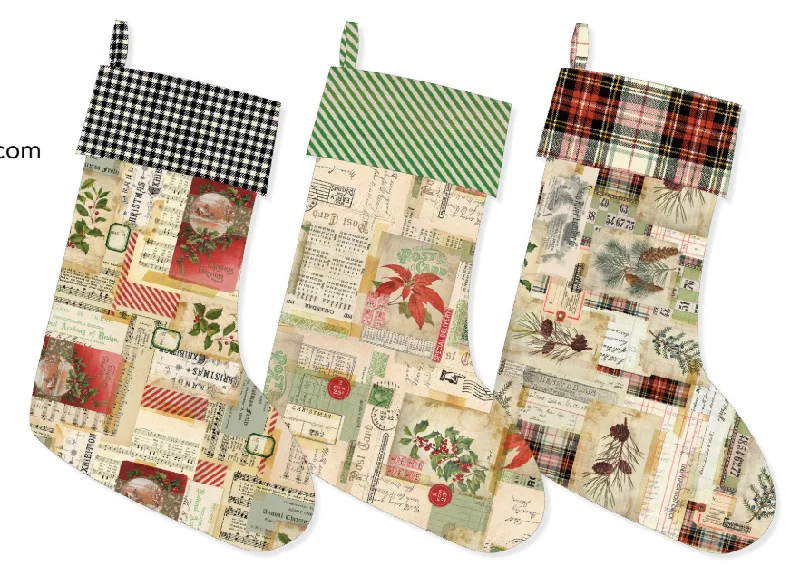 TIM HOLTZ - HOLIDAY PAST - Santa Socks Kit